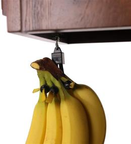img 4 attached to 🍌 Banana Bungee Hanger: Space-Saving Under Cabinet Hook for Single or Bunch & Practical Stand/Rack Alternative - Made in USA