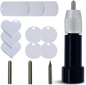 img 4 attached to Precision Tool Maker for Etching, Engraving, and Metal Stamping - 3-in-1 Compatible Tool for Explore, Explore Air, and Explore One with Versatile Engraving Tips and Metal Stamping Blanks by Zoom Precision