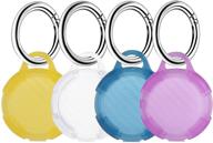 mofree air tag keychain compatible for apple airtags holder logo