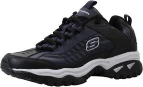 img 4 attached to Men's Skechers Energy 👟 Afterburn Lace Up Sneaker Shoes