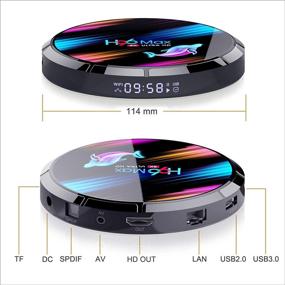 img 1 attached to 📺 H96 MAX X3 Android 9.0 TV Box - 4GB RAM, 32GB ROM, S905X3 Quad Core, Dual Wi-Fi 2.4G/5.0G, BT 4.0, 3D Ultra HD 8K, H.265, 1000M LAN, USB 3.0 - Amlogic S905X3 Android TV Box