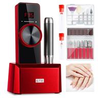 💅 brushless professional nail drill machine - zmteam 35000rpm efile kit for acrylic nails with long service life, electric nail file drill for shaping, buffing, and removing acrylic gel nails logo