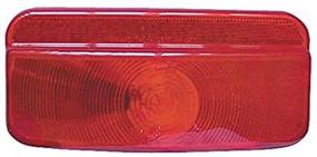 img 2 attached to 🔴 Enhanced Visibility Red Replacement Lens by Fasteners Unlimited for Compact Tail Light