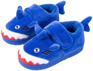 🦖 warm dinosaur house slippers for toddler boys and girls – fluffy shark slippers for kids logo