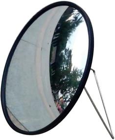 img 4 attached to 🏌️ 12-inch Diameter Convex Golf Mirror Swing Trainer for Optimal Golf Practice – Adjustable Angle, Shatter-Resistant Acrylic Mirror with Stainless Stand