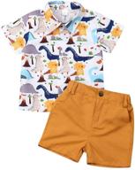 👕 adorable flamingo t-shirts: stylish toddler boys' clothing sets logo