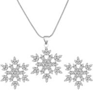yfstyle snowflake christmas rhinestone girls silver logo