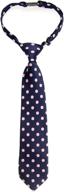 👔 retreez polka dot microfiber pre tied boys' necktie – classic accessory logo