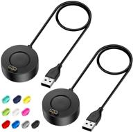 🔌 набор из 2 usb-кабелей для зарядки и док-станция для garmin vivoactive 3 4 4s, fenix 5 6 6s 6x, venu sq music, forerunner 935 логотип