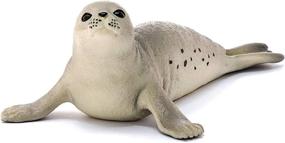 img 3 attached to 🦭 Captivating and Realistic Schleich 14801 Seal Toy Figurine for Kids and Collectors