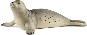 img 4 attached to 🦭 Captivating and Realistic Schleich 14801 Seal Toy Figurine for Kids and Collectors