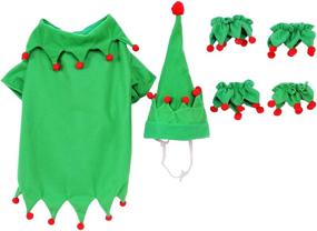 img 3 attached to Elf 🧝 Pet Costume by Rubie's