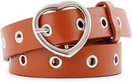 women's narrow casual tongue leather design accessories for belts logo