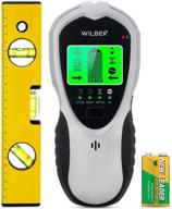 🛠️ wilbek stud finder wall scanner with 9-inch magnetic level tool - advanced electronic device for accurate detection & scanning modes, leveler with three bubbles for diverse leveling - all-in-one kit for easy diy home improvements logo