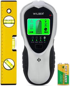 img 4 attached to 🛠️ WILBEK Stud Finder Wall Scanner with 9-Inch Magnetic Level Tool - Advanced Electronic Device for Accurate Detection & Scanning Modes, Leveler with Three Bubbles for Diverse Leveling - All-in-One Kit for Easy DIY Home Improvements