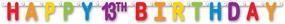 img 1 attached to 🎉 Яркая многоцветная гирлянда "Beistle" на 13-й день рождения - Празднуйте этот важный шаг с огоньком!