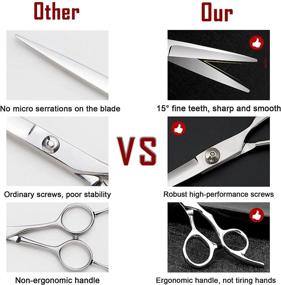 img 2 attached to Ansxiy Scissors Professional Stainless Hairdressing