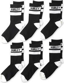 img 1 attached to Hurley 6 Pack Active Everyday Socks