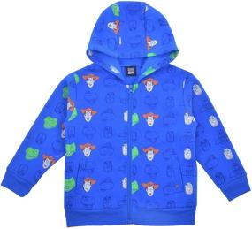 img 1 attached to 👕 Magical Disney 2-Piece Hoodie Hooded Sweatshirt: Boys' Clothing for Comfy Adventures