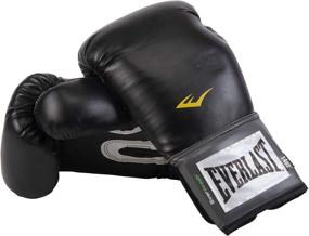img 3 attached to 16oz Black Pro-Style Boxing Gloves (PR)