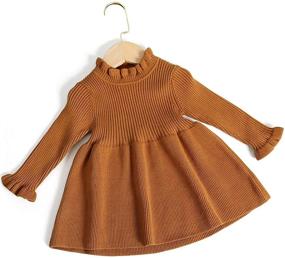 img 2 attached to Stylish Curipeer Toddler Ruffled Designer Phtoshoot Girls' Clothing for Trendy Little Ones
