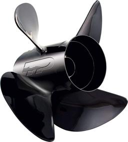 img 1 attached to 🚀 High Performance Aluminum Propeller - Turning Point Propeller 3004.8290, 4-Blade for 40-150 HP Engines with 4.25 inch Gearcase - Size 13 x 19 inch, Right Hand Prop