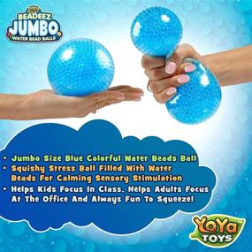 img 3 attached to 🧸 YoYa Toys Beadeez Squishy Stress Relief Novelty & Gag Toys