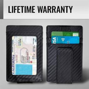 img 3 attached to 💼 Men's Slim Money Clip Wallet - Essential Men's Accessories