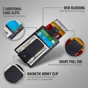 img 2 attached to 💼 Men's Slim Money Clip Wallet - Essential Men's Accessories