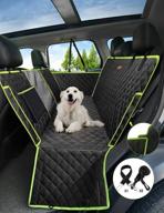 🐶 nzonpet 4-in-1 dog car seat cover: waterproof & scratchproof hammock, nonslip protector for cars, trucks, suvs логотип