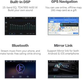 img 1 attached to 🚗 Enhance Your Honda Civic Journey with Dasaita 10 inch Android 10.0 Car Stereo: Carplay, Android Auto, GPS, DSP System, and More!