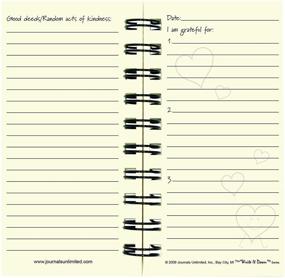 img 1 attached to Mini Lt Blue Hard Cover Gratitude & Acts of Kindness Journal: Prompts, Recycled Paper & More