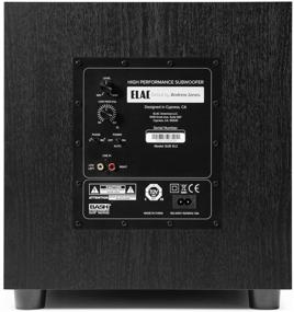 img 1 attached to 🔊 ELAC Debut 2.0 DS10.2: High-Performance 200 Watt Powered Subwoofer in Black