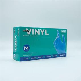 img 3 attached to Safeko Vinyl Powder Free Disposable Gloves - Latex Free, Large, Box of 100 Gloves, Clear - Buy Online Now!