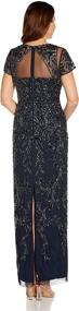 img 2 attached to Adrianna Papell Womens Beaded Column