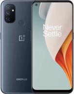 📱 смартфон oneplus nord n100 midnight frost, разблокированный, 4 гб озу + 64 гб памяти, американская версия, модель be2011 логотип