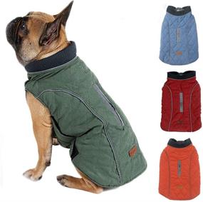 img 4 attached to 🐶 Winter Dog Coats by BALYLAS – Windproof Dog Apparel for Cold Weather; Thick Outdoor Jackets for Small, Medium, and Large Dogs