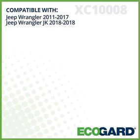 img 2 attached to 🌬️ Enhance Air Quality and Efficiency with ECOGARD XC10008 Premium Cabin Air Filter for Jeep Wrangler and Wrangler JK (2011-2018)