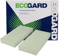 🌬️ enhance air quality and efficiency with ecogard xc10008 premium cabin air filter for jeep wrangler and wrangler jk (2011-2018) logo