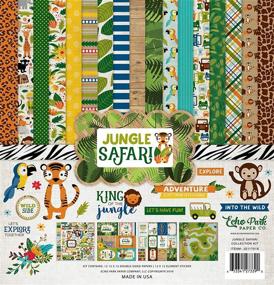 img 1 attached to 🦁 Enhanced SEO: Echo Park Paper Company JS117016 Jungle Safari Collection Kit