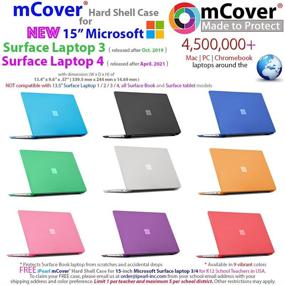img 3 attached to MCover Hard Shell Case For 2019 15-Inch Microsoft Surface Laptop 3 Computer ( Released After Oct Laptop Accessories