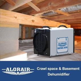 img 2 attached to 🌧️ AlorAir Ductable Basement/Crawl Space Dehumidifiers 198 PPD Commercial Industrial with Pump &amp; Drain Hose, Energy Star Listed, Auto Defrosting, 5 Year Warranty, Whole Home Usage
