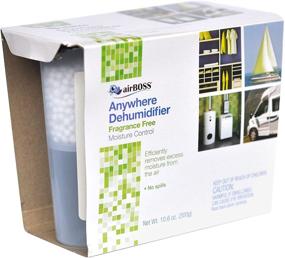 img 3 attached to 🌬️ airBOSS Anywhere Dehumidifier, Mitigates Mildew and Odors, Fragrance-Free, Spill-Free, 10.6 oz, Pack of 6