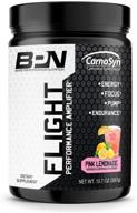 🍋 bare performance nutrition flight pre workout energy focus endurance pink lemonade - caffeine anhydrous, dicaffeine malate, n-acetyl tyrosine (30 servings) logo