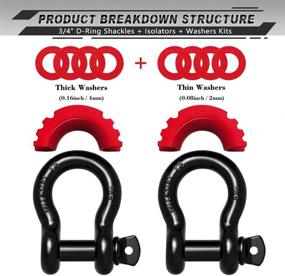 img 3 attached to Autmatch Shackles Strength Isolator Accessory Exterior Accessories