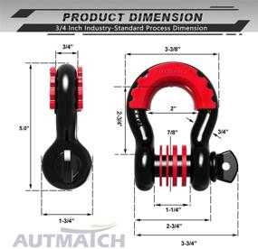 img 2 attached to Autmatch Shackles Strength Isolator Accessory Exterior Accessories