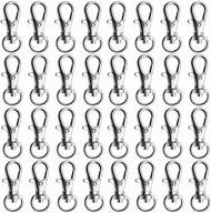 🔗 hysagtek 100 pcs swivel snap hooks: the perfect lanyard clips and key rings for crafts and jewelry making logo