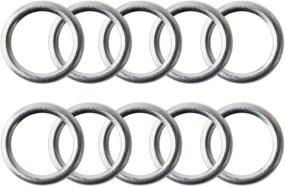 img 4 attached to 🔧 10 Pack M14 Oil Drain Plug Gaskets for Audi A3 A4 A5 A6 A7 A8 Q3 Q5 Q7 TT RS7 VW Jetta Passat Tiguan Golf CC - Replacement Part #N 013 815 7 - Perfect for Oil Change
