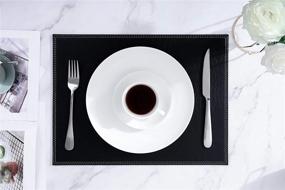 img 1 attached to WILDFOUND XinFu Placemats Leather Resistant