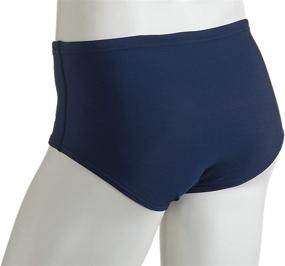 img 2 attached to Powerflex Eco Dive Solid Swimsuit Brief for Men by Speedo